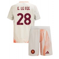 AS Roma Enzo Le Fee #28 Vonkajší Detský futbalový dres 2024-25 Krátky Rukáv (+ trenírky)